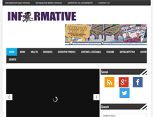 Tablet Screenshot of informativenews.co.ls